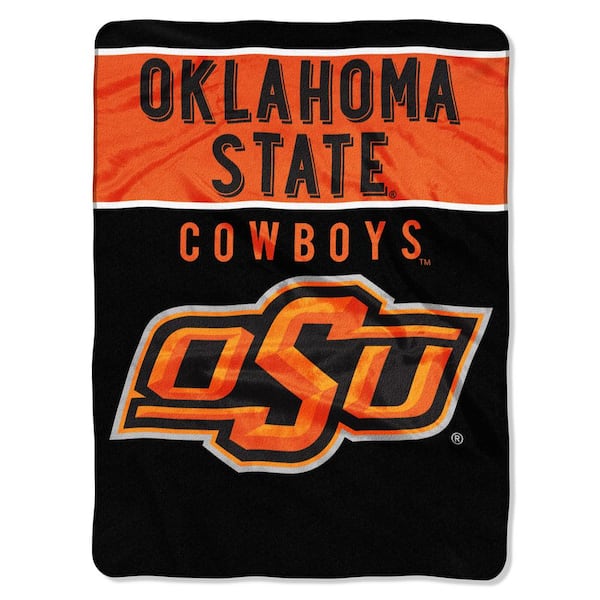 THE NORTHWEST GROUP Basic Oklahoma State University Polyester Twin Knitted Blanket