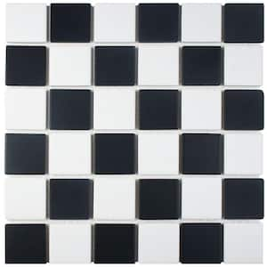 Straight Up Chess Board - Red Cherry Chess Board with Black Contemporary  Frame