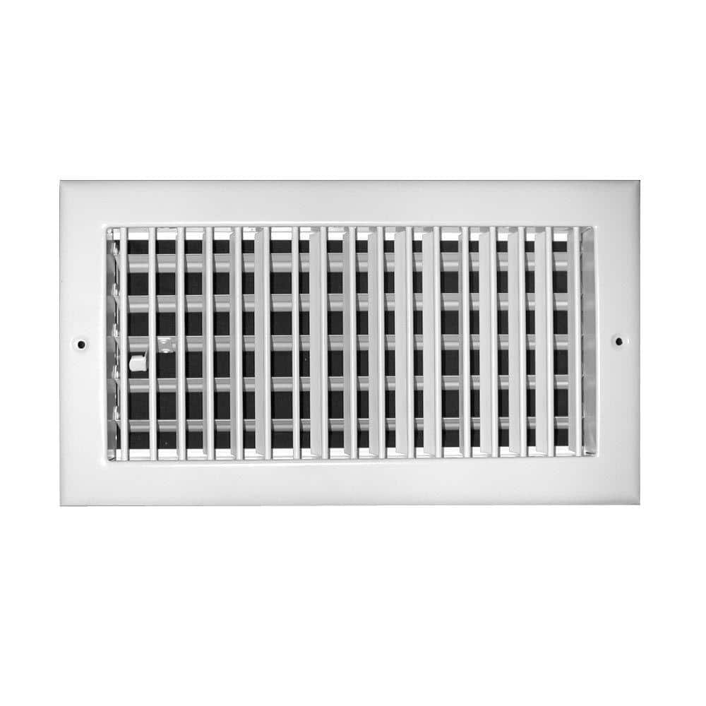 8 in. x 6 in. Aluminum 1-Way Adjustable Wall/Ceiling Register price history on PriceWatchPro