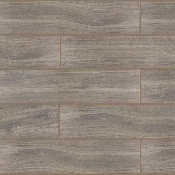 Llama Brown 8-1/2 in. x 35-1/2 in. Porcelain Floor and Wall Tile (12.78 sq. ft./Case)
