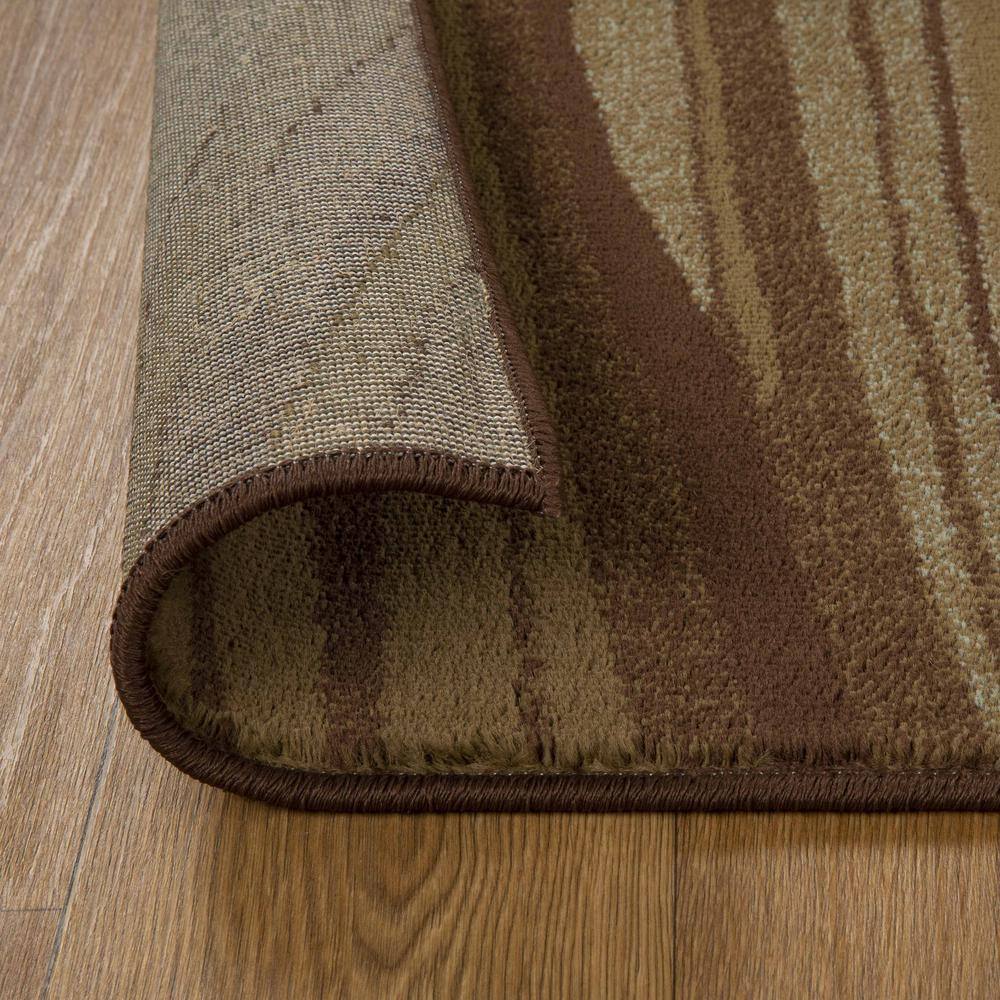 Ondes Plush Modern Abstract 8' x 10' Multi-Colored Area Rug