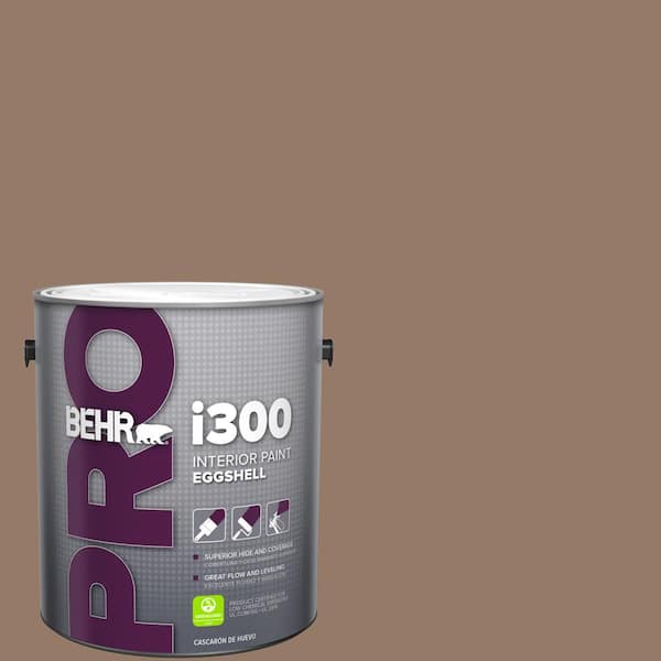 BEHR PRO 1 gal. #BXC-73 True Walnut Eggshell Interior Paint