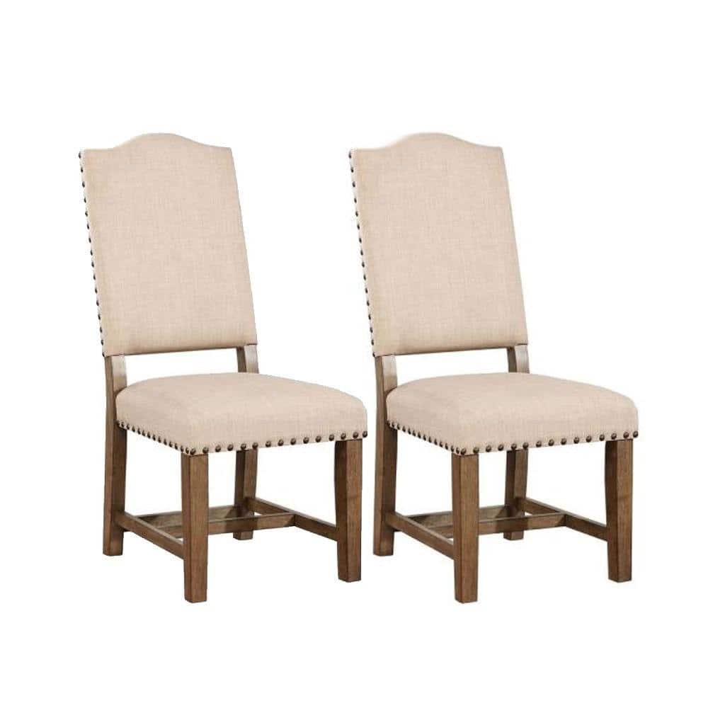 Julia Light Oak Transitional Style Side Chair price history on PriceWatchPro