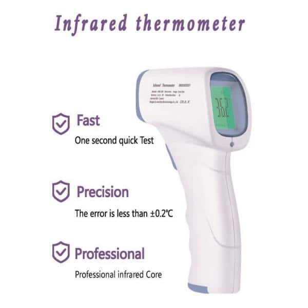 Details about   ProHT Test Meter Infrared Thermometer Digital Non Contact Body Temperature White 
