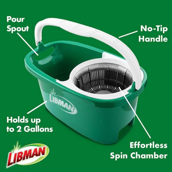 Libman 4 Gal Clean & Rinse Bucket