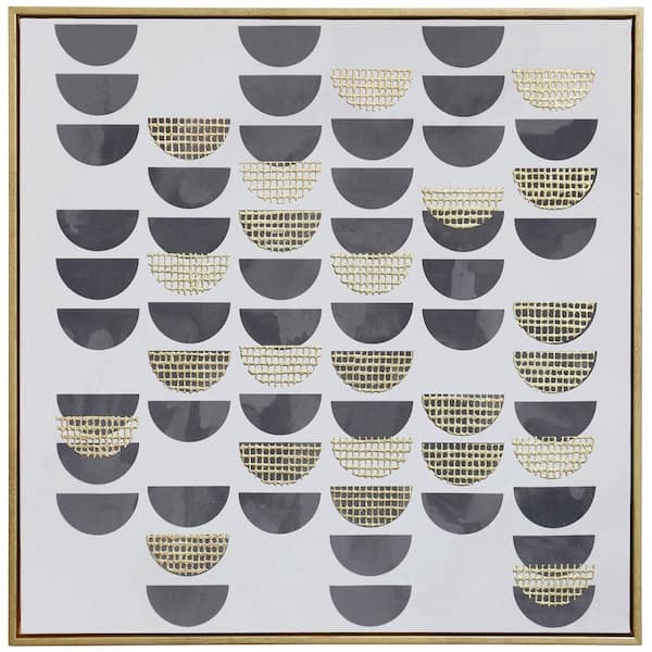 StyleCraft Half Moon Games 1-Piece Framed Art Print 23.62 in. x 23.62 in.