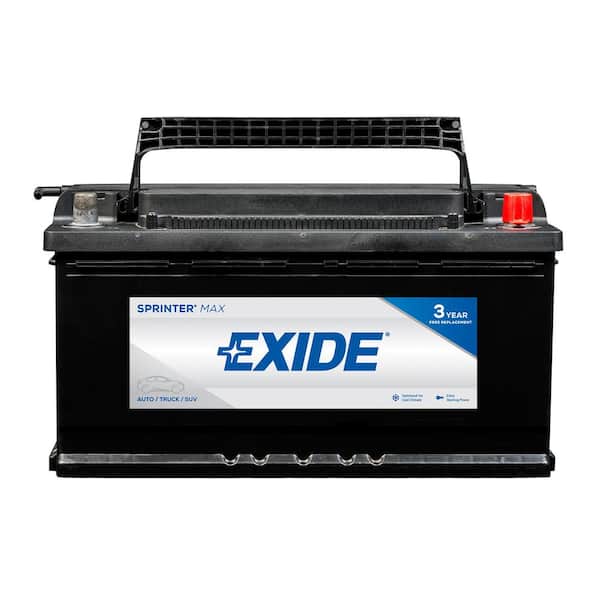 Exide SPRINTER MAX 12 volts Lead Acid 6-Cell H8/L5/49 Group Size 950 Cold Cranking Amps (BCI) Auto Battery