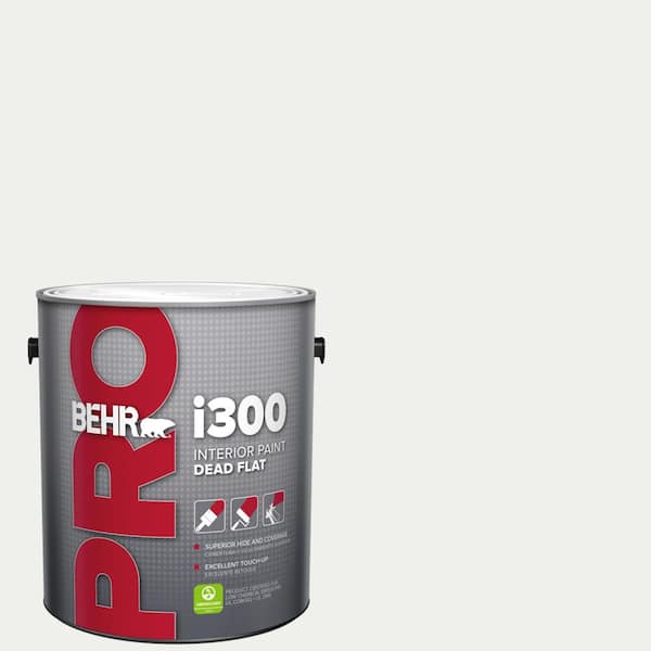 BEHR PRO 1 gal. #57 Frost Dead Flat Interior Paint