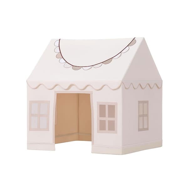 Kids Play Tent with Star Lights and Banners, Indoor Playhouse for Toddlers, Playroom Furniture, Gift, Swing Set