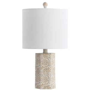 Eliseo 18.5 in. Beige Table Lamp