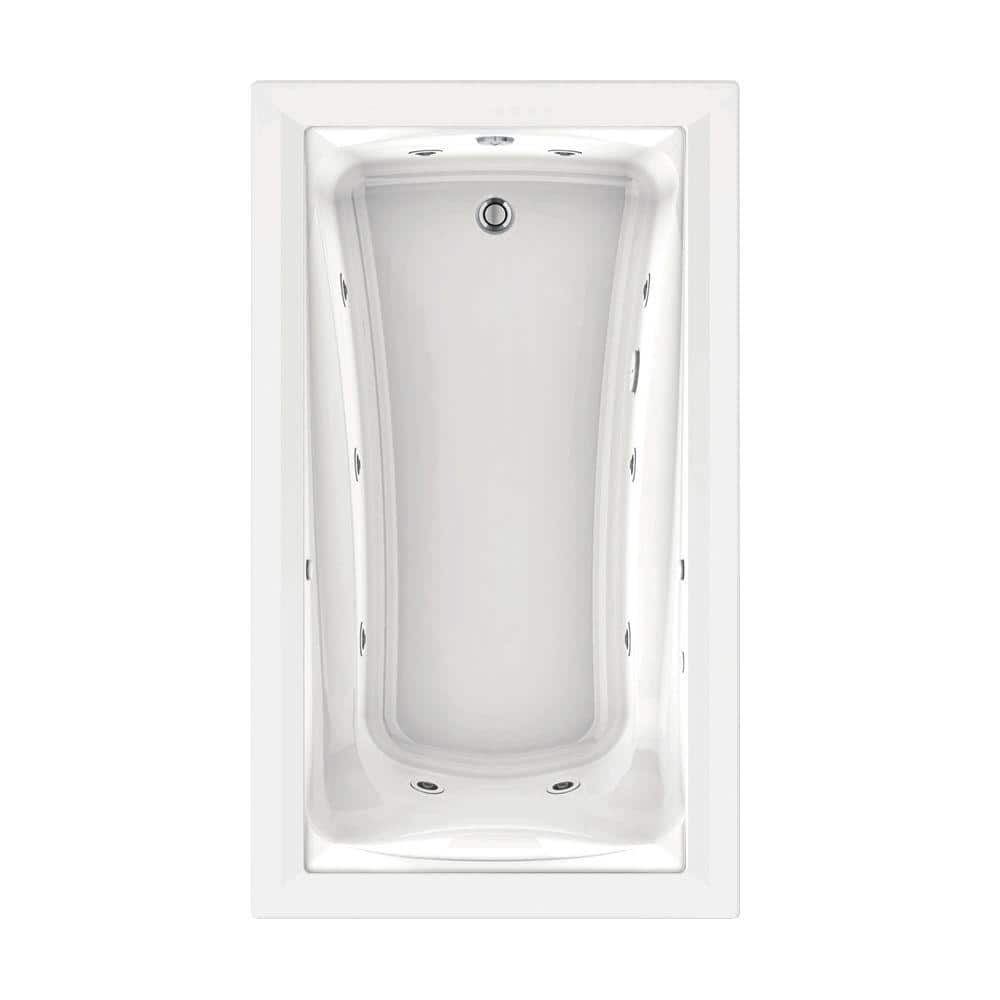 Green Tea 72 in. x 42 in. Reversible Drain EcoSilent EverClean Whirlpool Tu