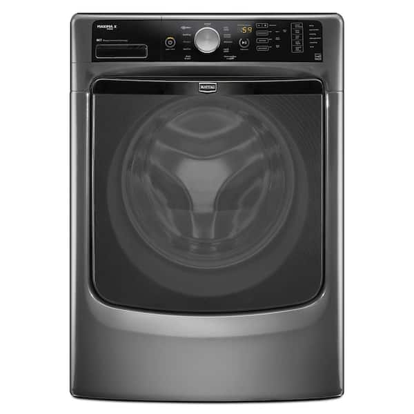Maytag Maxima X 4.1 cu. ft. High-Efficiency Front Load Washer with Steam in Granite, ENERGY STAR-DISCONTINUED
