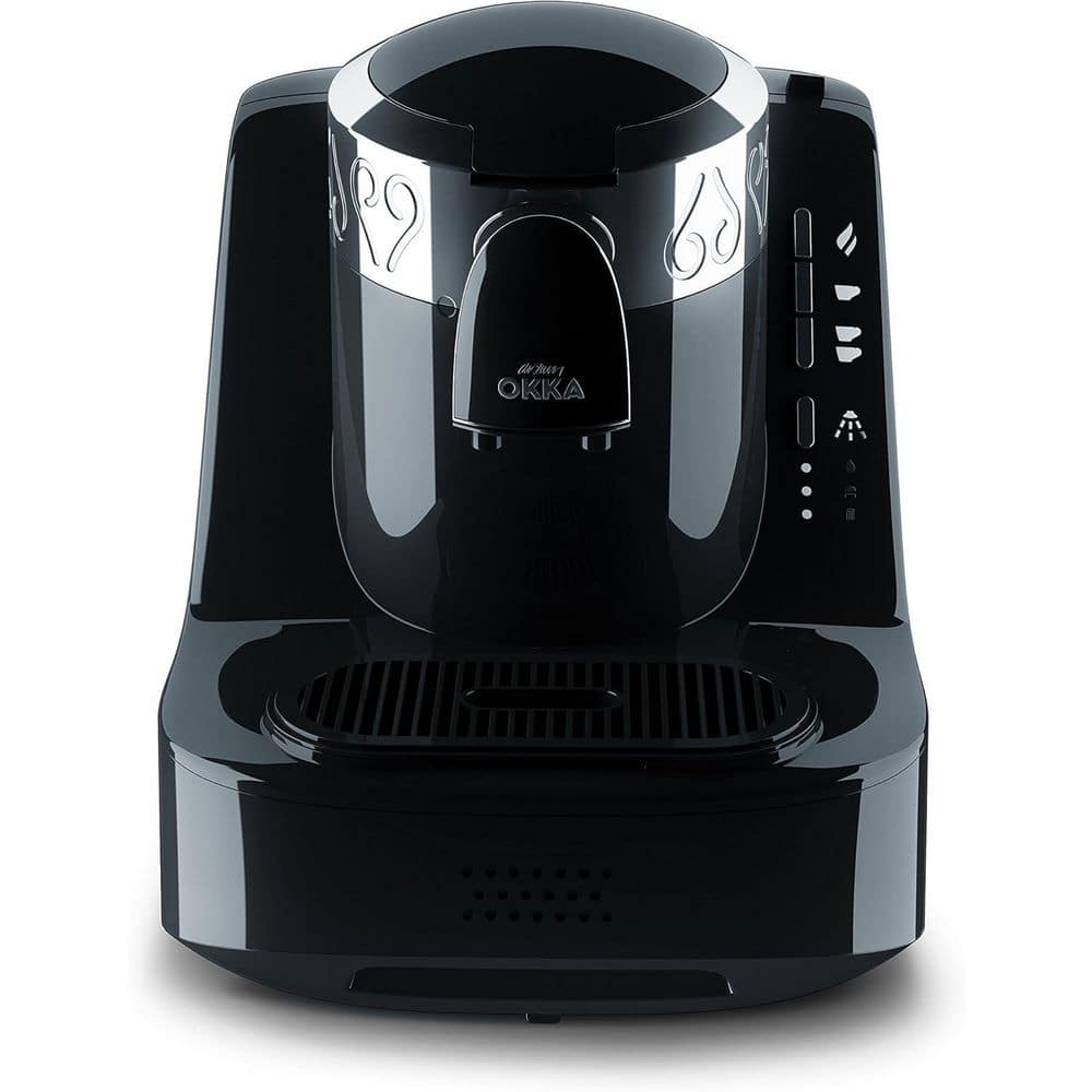Automatic 2 Cup Black/ Chrome Turkish Coffee Maker