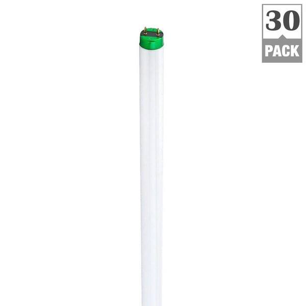 Philips 28-Watt 4 ft. Linear T8 Fluorescent Light Bulb Natural Light (5000K) Alto Energy Advantage (30-Pack)