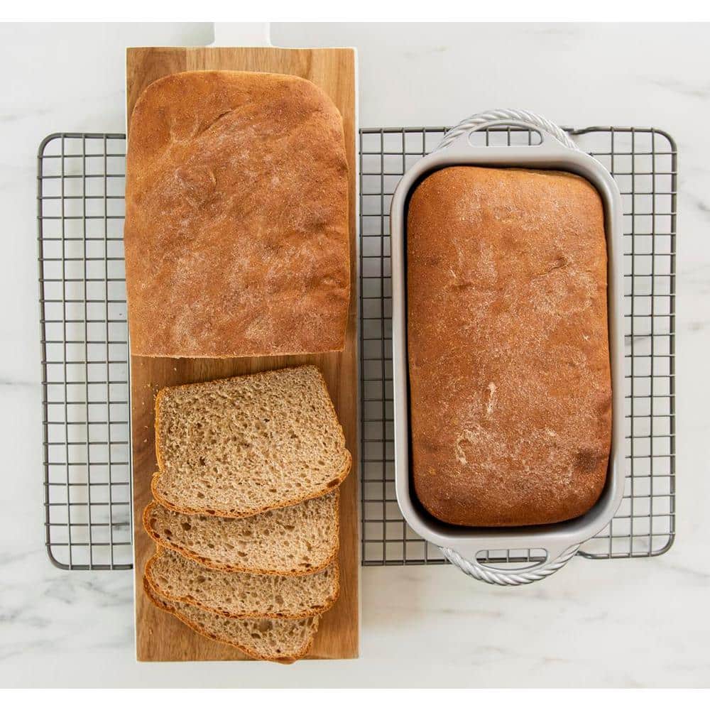Classic Non-Stick Aluminum Loaf Pan with Handles