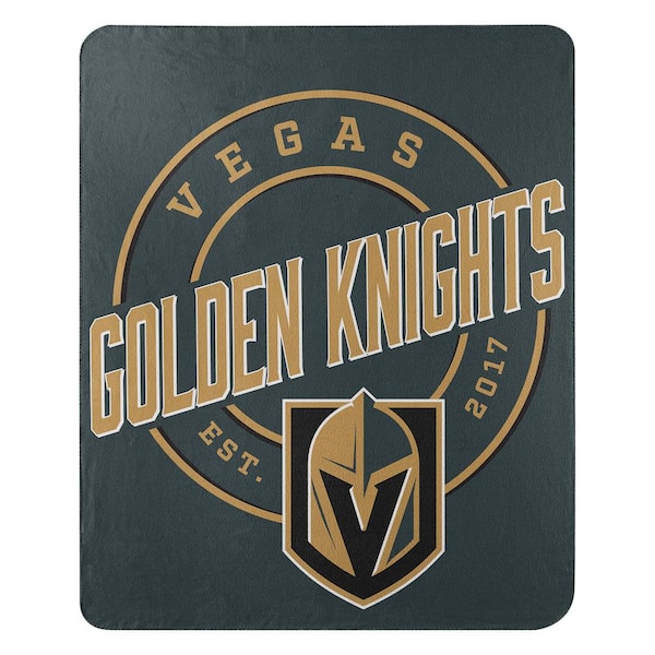 NHL Golden Knights Multi-Color Campaign Fleece Throw Blanket