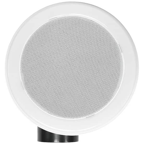 Decorative White 80 CFM Ceiling Mount Bluetooth Speaker Bathroom Exhaust Fan 