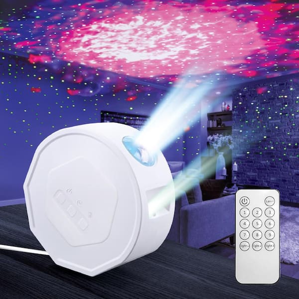 Northern Sky Galaxy LED Projector and Night Light with Remote