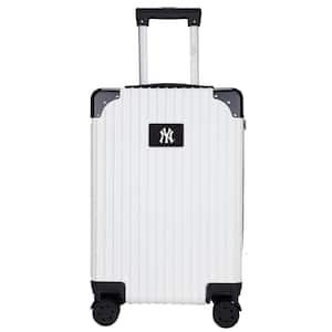 New York Yankees premium 2-Toned 21 in. Carry-On Hardcase in White