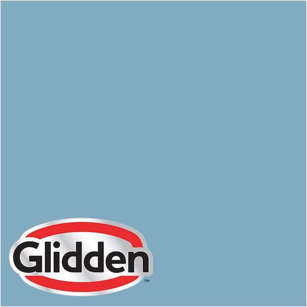 Glidden Premium 5-gal. #HDGB59 Country House Blue Semi-Gloss Latex Exterior Paint