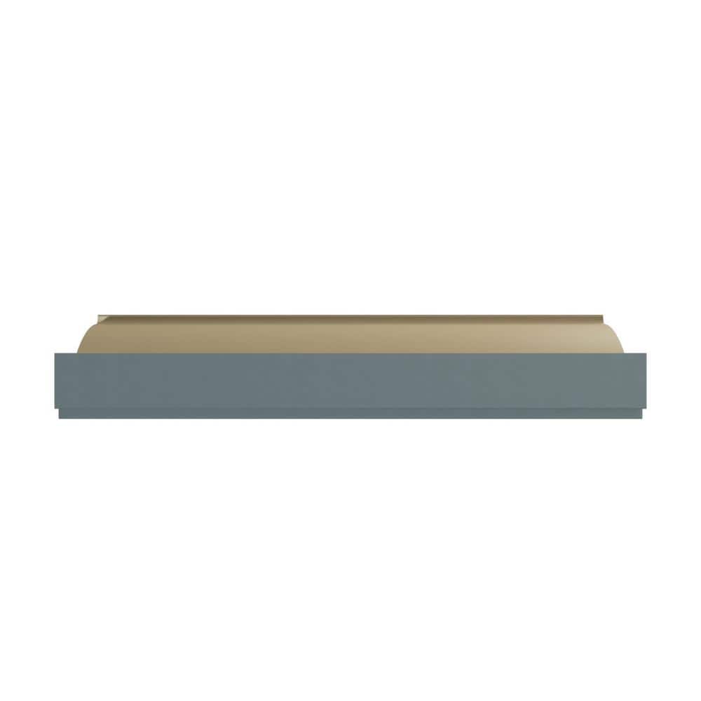 Brett Primed Urethane Crown Moulding 94.5" Gray