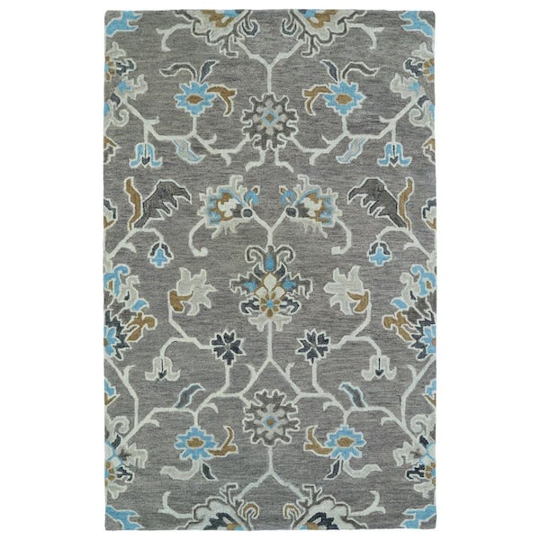 Helena Grey 8 ft. x 10 ft. Area Rug