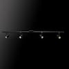 Globe Electric Tribeca 4.67 ft. 4-Light Matte Black Linear Track Lighting Kit 59738