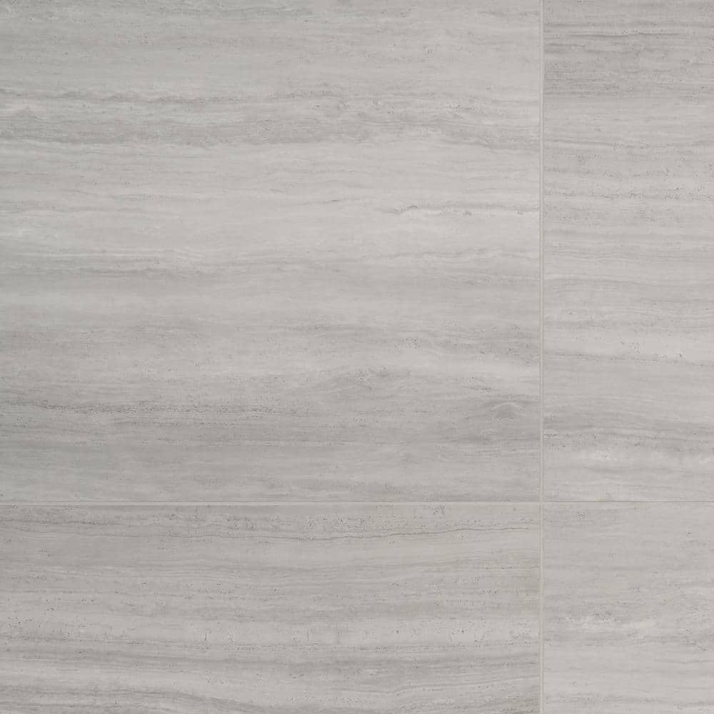 Ivy Hill Tile Atlanta Grigio 23.45 in. x 47.07 in. Matte Travertine Look Porcelain Floor and Wall Tile (31 sq. ft./Case) -  EXT3RD108509