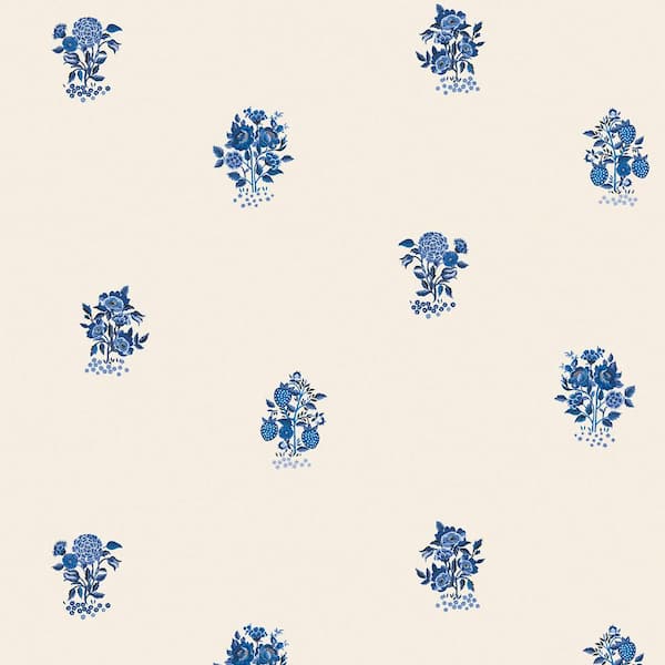 Unbranded Kingdom Posey Blue Wallpaper Sample