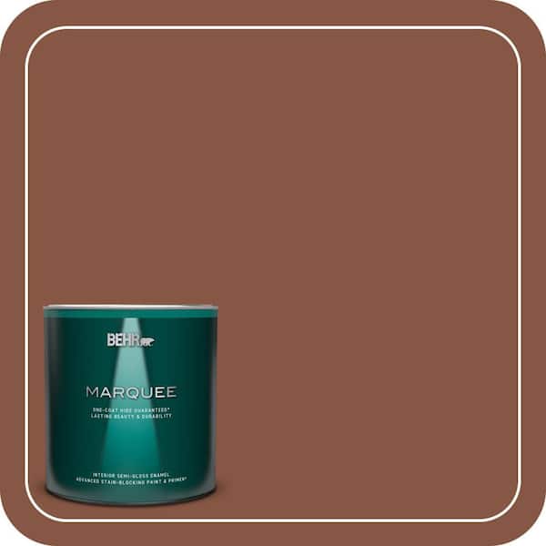 BEHR MARQUEE 1 qt. #S210-7 October Leaves Semi-Gloss Enamel Interior Paint & Primer