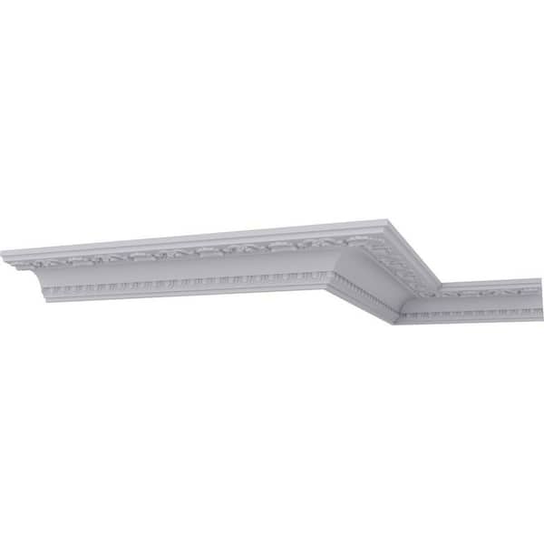 2-3/4 in. x 5-1/8 in. x 94-1/2 in. Polyurethane Artis with Shells Crown Moulding