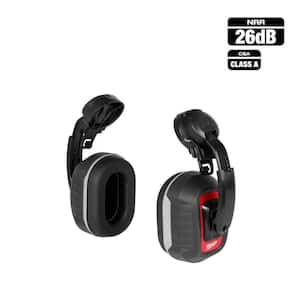 BOLT Earmuffs with Noise Reduction Rating of 26 dB