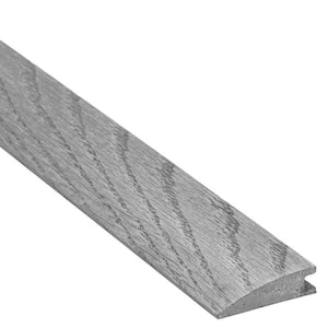 Muted Gray Walnut 0.375 in. Thick x 1.5 in. Wide x 78 in. Length Reducer Molding