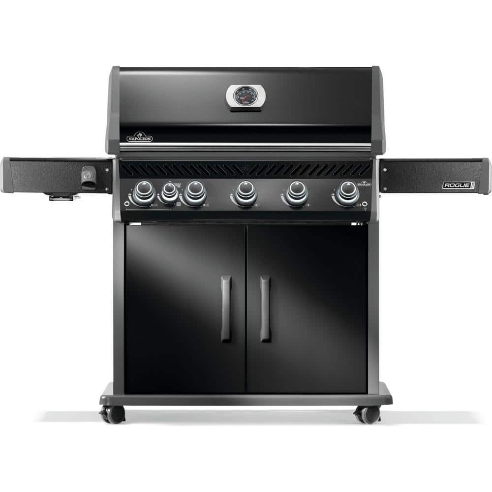 NAPOLEON Rogue PRO 625 5-Burner Propane Gas Grill in Black with ...