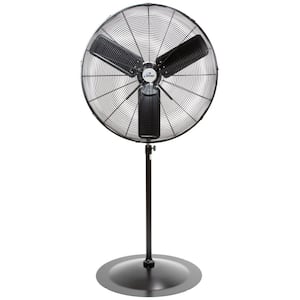 30 in. Oscillating Pedestal Fan with 8400 CFM, Adjustable Height