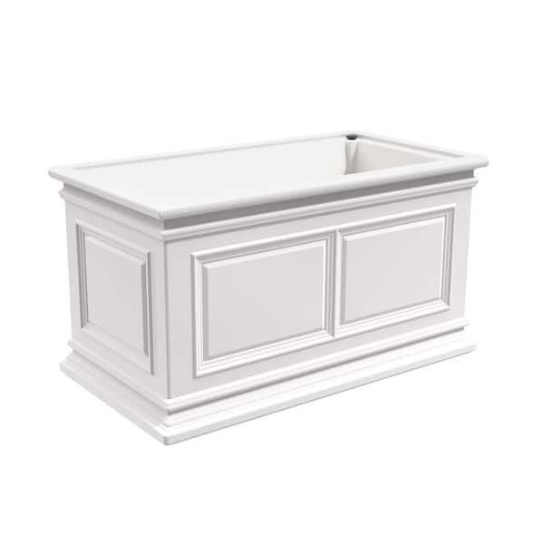 30 in. White Covington Trough