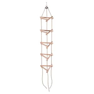 5 Step Triangle Climbing Rope Ladder - Fully Assembled