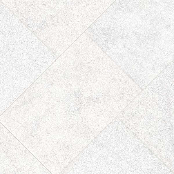 MSI Crystal White 3 cm. x 16 in. x 24 in. Sandblast Marble Paver Tile (159.6 sq. ft./Pallet)
