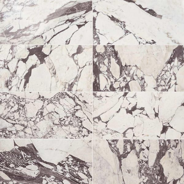 Calacatta Viola 12 in. x 24 in. Polished Marble Floor and Wall Tile (8 sq. ft. / Case)