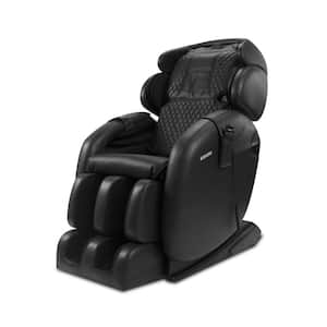 LM6800S Black Space-Saving Zero Gravity Full-Body Reclining Massage Chair with Bluetooth Speakers