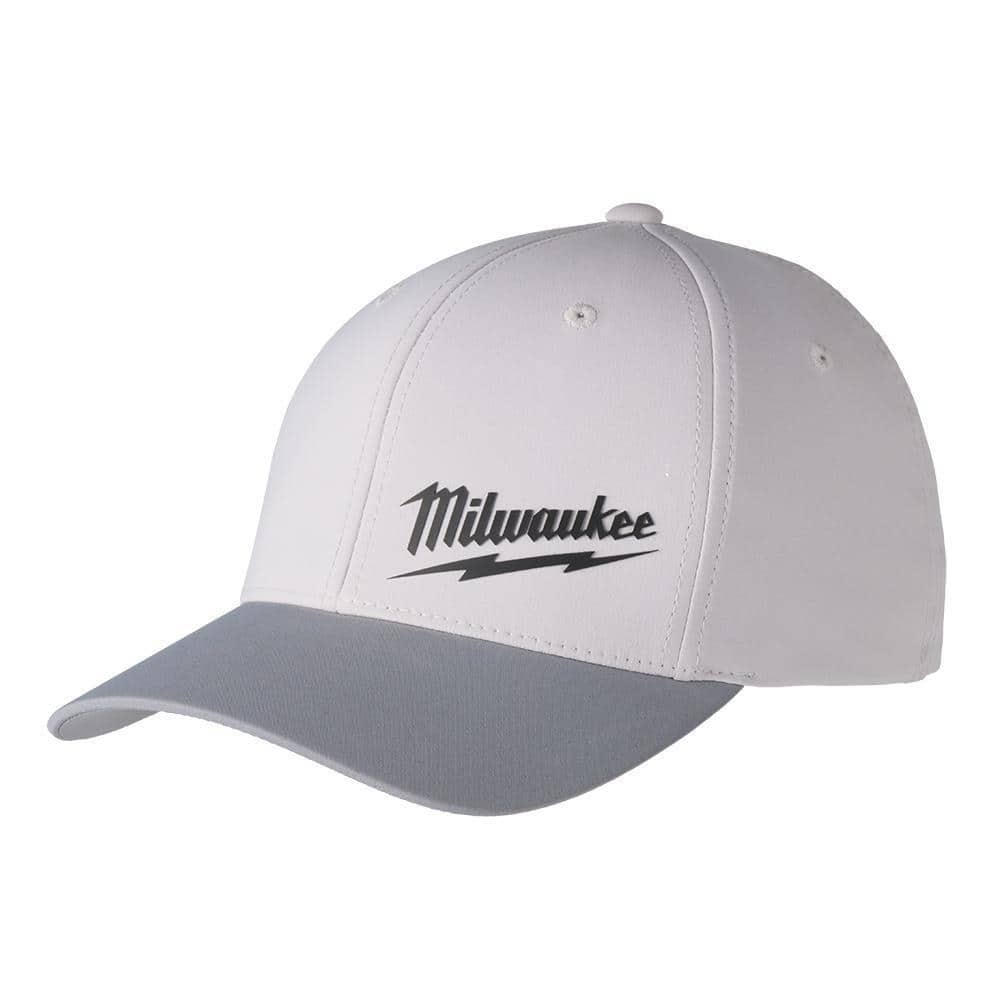 507G-SM Small/Medium The Home Gray Depot Hat - Milwaukee WORKSKIN Fitted