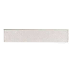 Kwiet Soothing White Glossy 2-7/8 in. x 14-3/8 in. Smooth Glass Subway Wall Tile (8.7 sq. ft./Case)