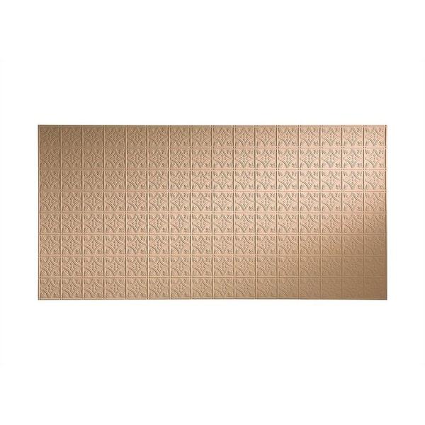 Fasade 96 in. x 48 in. Traditional 1 Decorative Wall Panel in Bisque