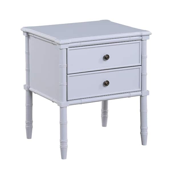 Unbranded Ellison "2 Drawer" Dove Gray Nightstand