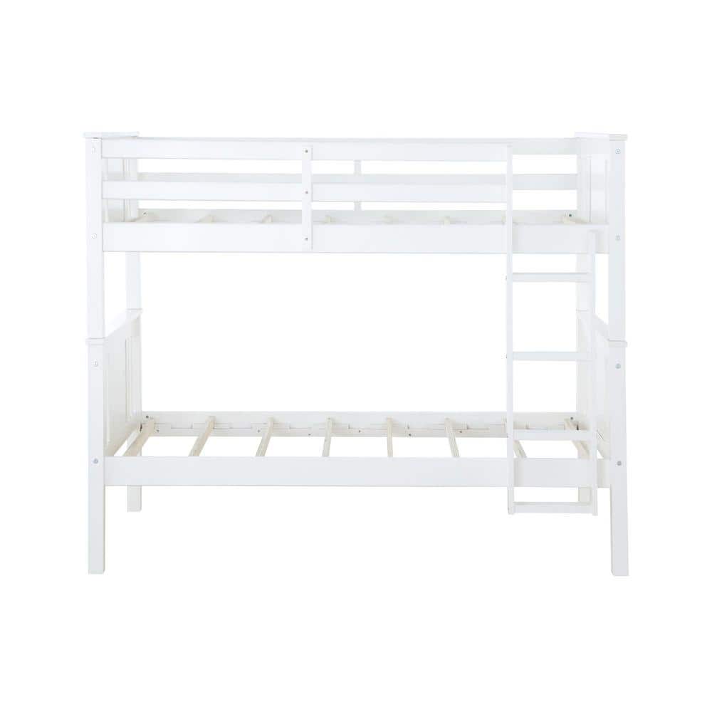 Dorel Living Dylan White Twin Bunk Bed -  FA7519W