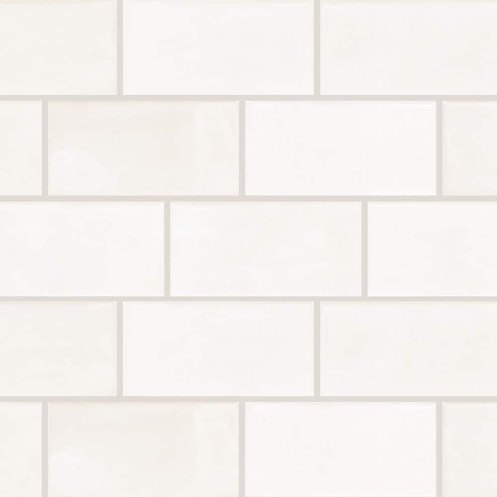 Daltile Bathroom Accessories White 4-3/4 in. x 6-3/8 in. Wall