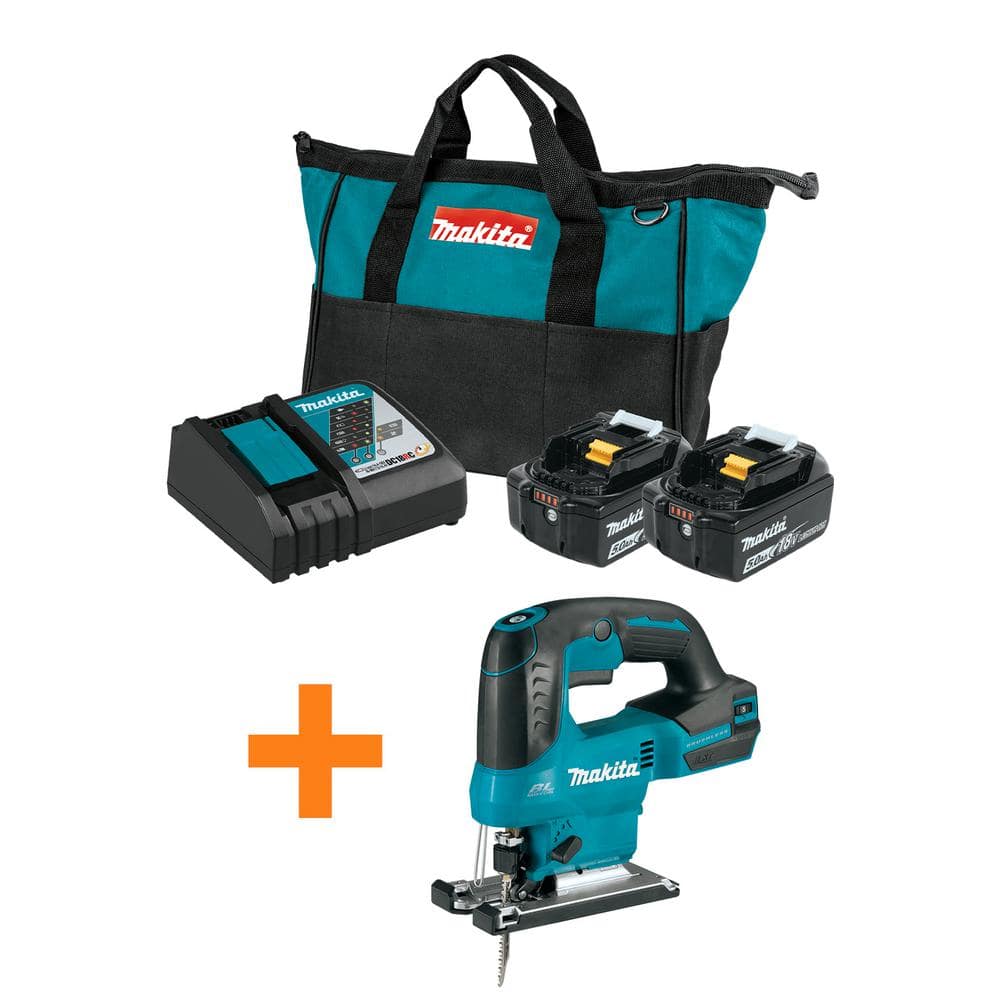 18V LXT Lithium-Ion Battery and Rapid Optimum Charger Starter Pack (5.0Ah) with 18V LXT Brushless Cordless Jig Saw price history on PriceWatchPro