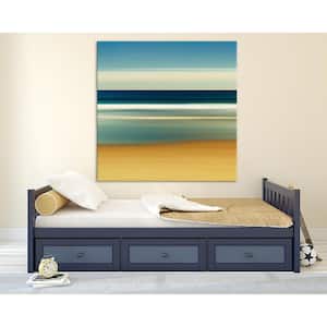 54 in. x 54 in. "Sea Stripes II" by Katherine Gendreau Printed Framed Canvas Wall Art