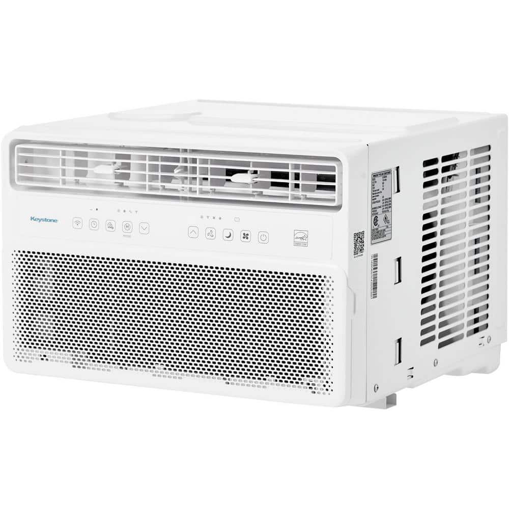 Keystone 12,000 BTU White Window Air Conditioner with Remote