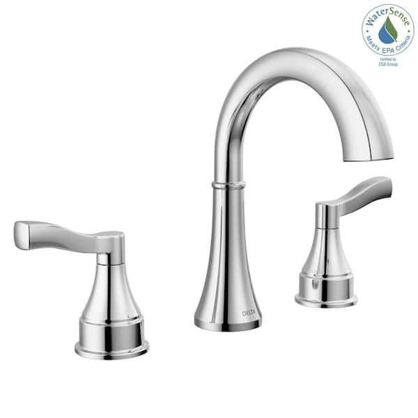 Delta Faryn 8 in. Widespread Double-Handle Bathroom Faucet in